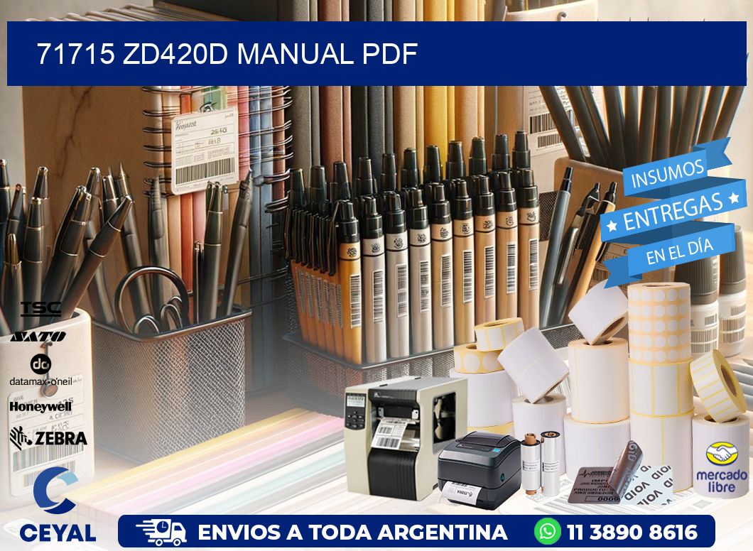 71715 ZD420d manual PDF