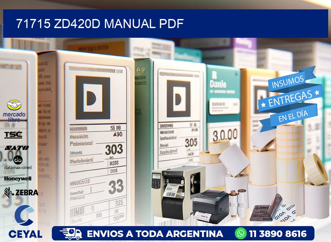 71715 ZD420d manual PDF