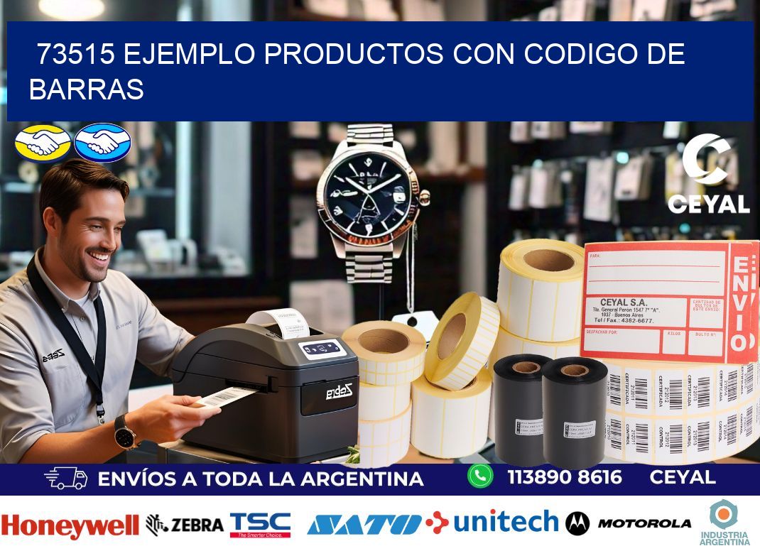 73515 ejemplo productos con codigo de barras