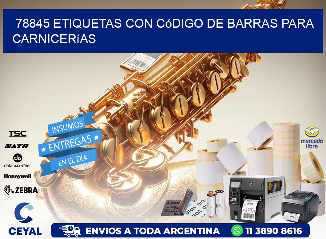 78845 etiquetas con código de barras para carnicerías