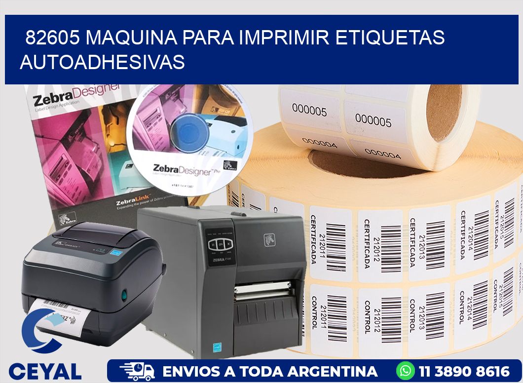 82605 maquina para imprimir etiquetas autoadhesivas