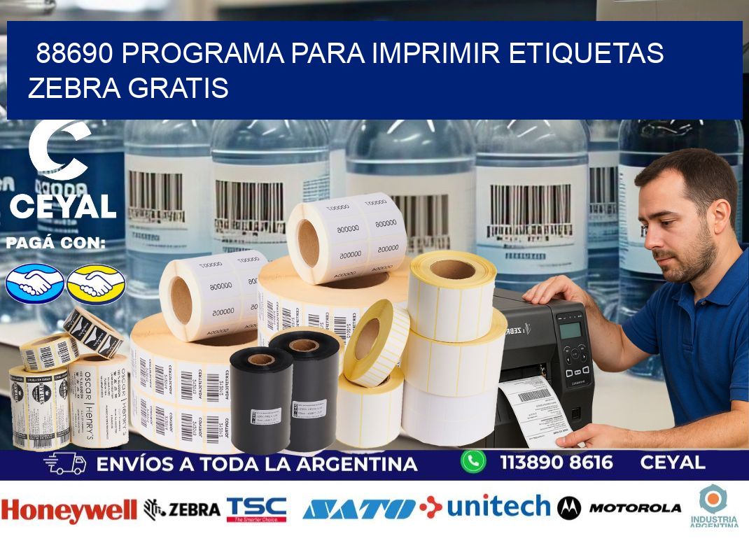 88690 Programa para imprimir etiquetas Zebra gratis