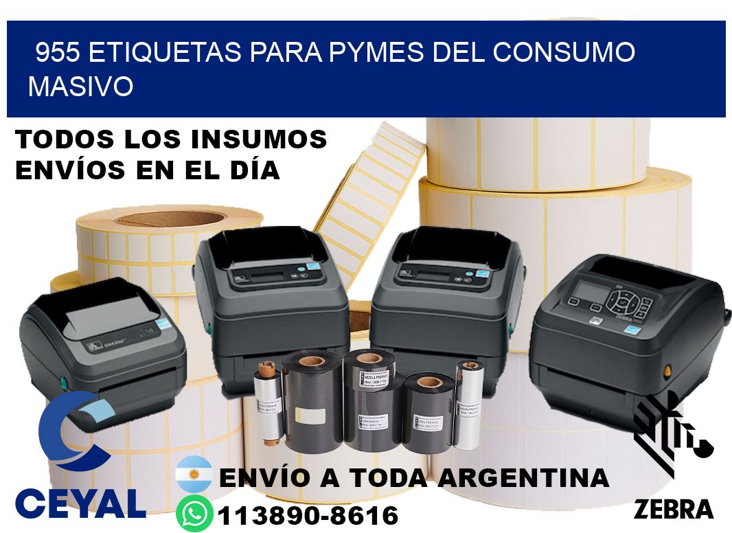 955 Etiquetas para pymes del consumo masivo