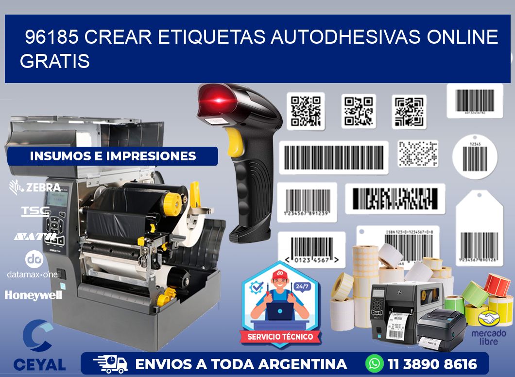 96185 Crear etiquetas autodhesivas online gratis