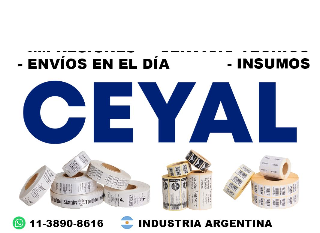 9940 Etiquetas de precios y códigos de barra