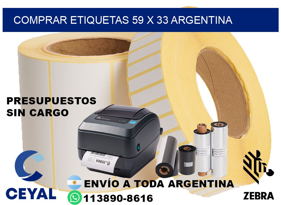 Comprar etiquetas 59 x 33 argentina