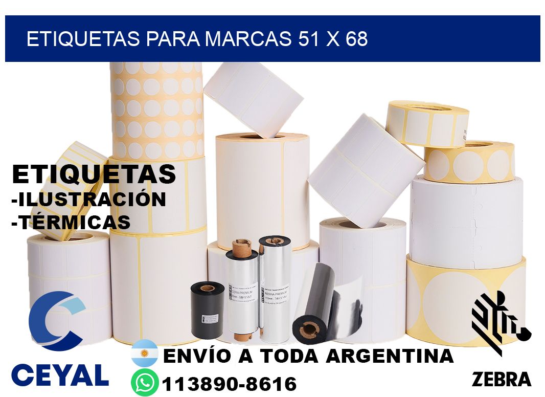 ETIQUETAS PARA MARCAS 51 x 68