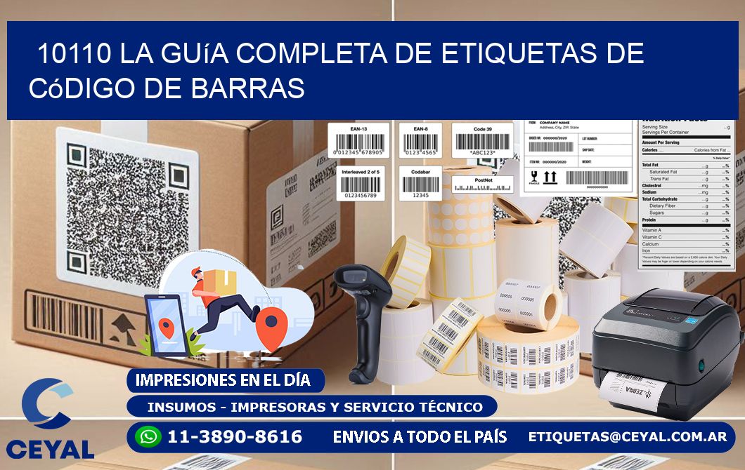 10110 La guía completa de etiquetas de código de barras