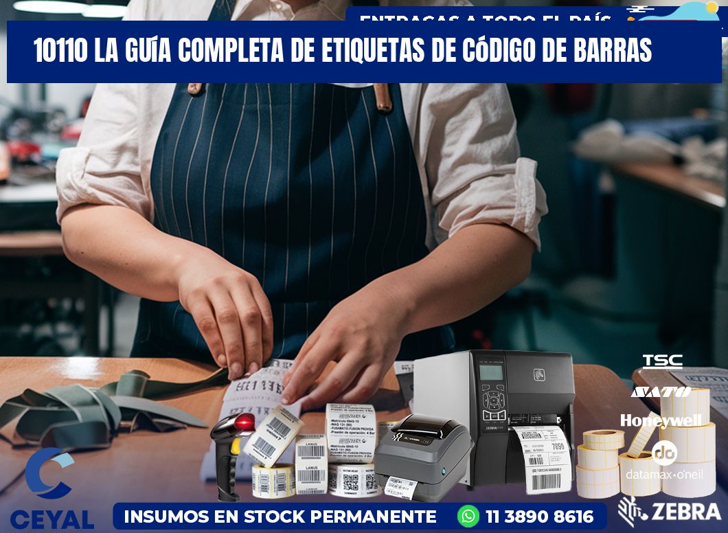 10110 La guía completa de etiquetas de código de barras
