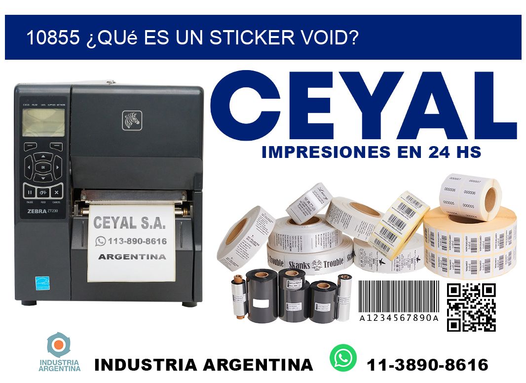 10855 ¿Qué es un sticker void?