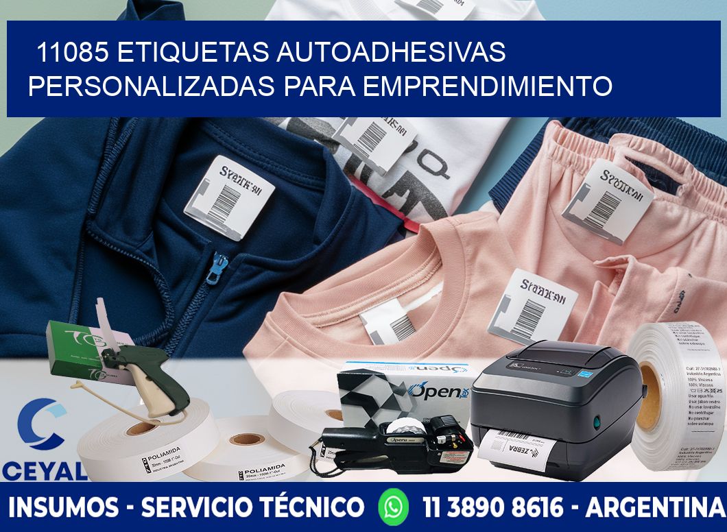 11085 etiquetas autoadhesivas personalizadas para emprendimiento