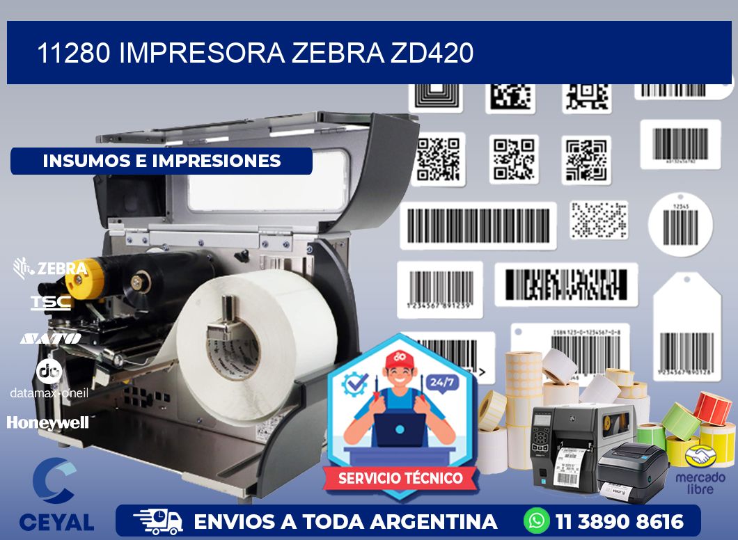 11280 Impresora Zebra ZD420