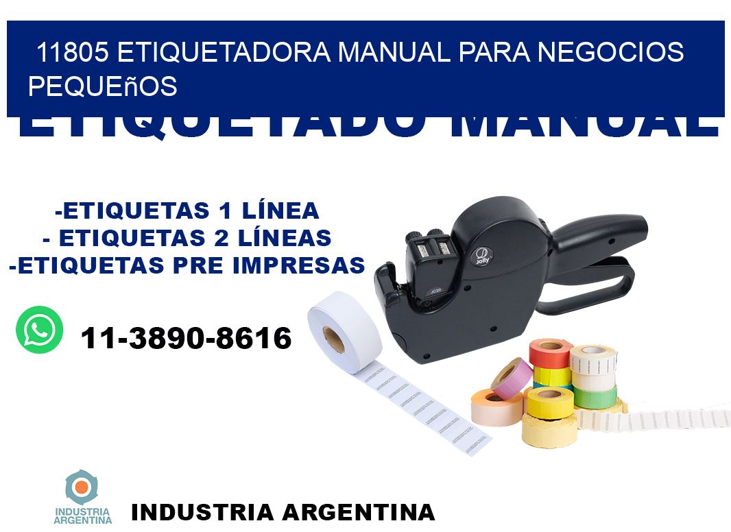 11805 etiquetadora manual para negocios pequeños