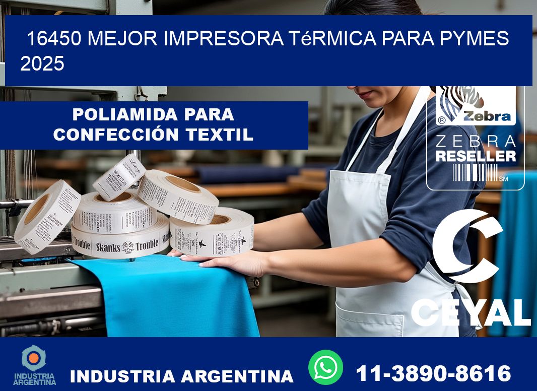 16450 mejor impresora térmica para pymes 2025