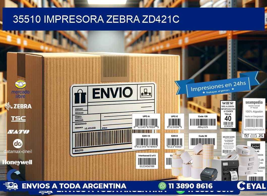 35510 Impresora Zebra zd421c