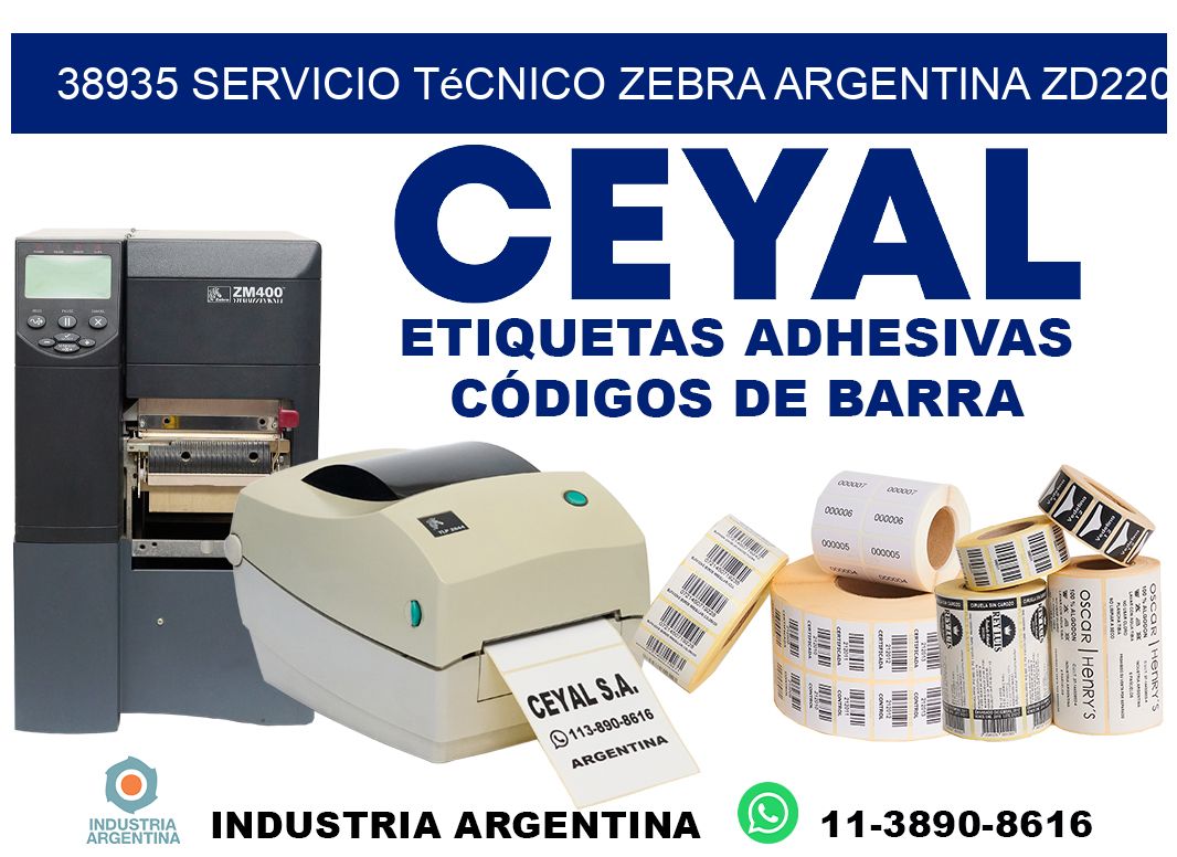 38935 servicio técnico zebra argentina ZD220