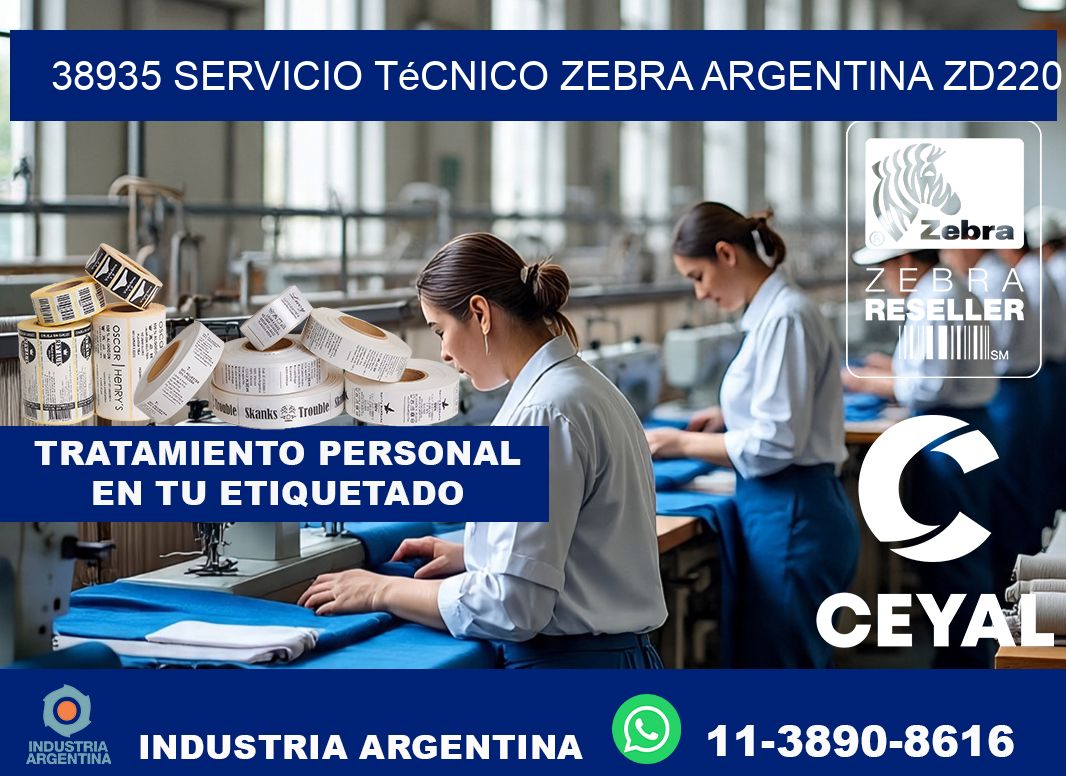 38935 servicio técnico zebra argentina ZD220
