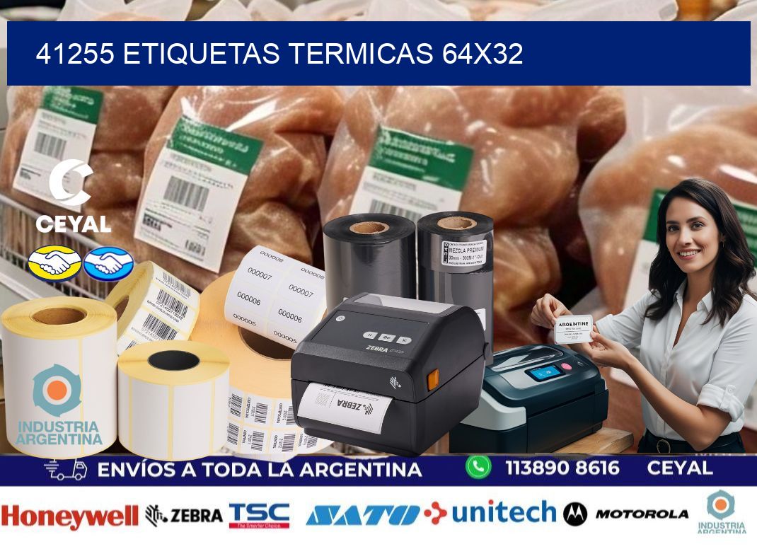 41255 etiquetas termicas 64x32