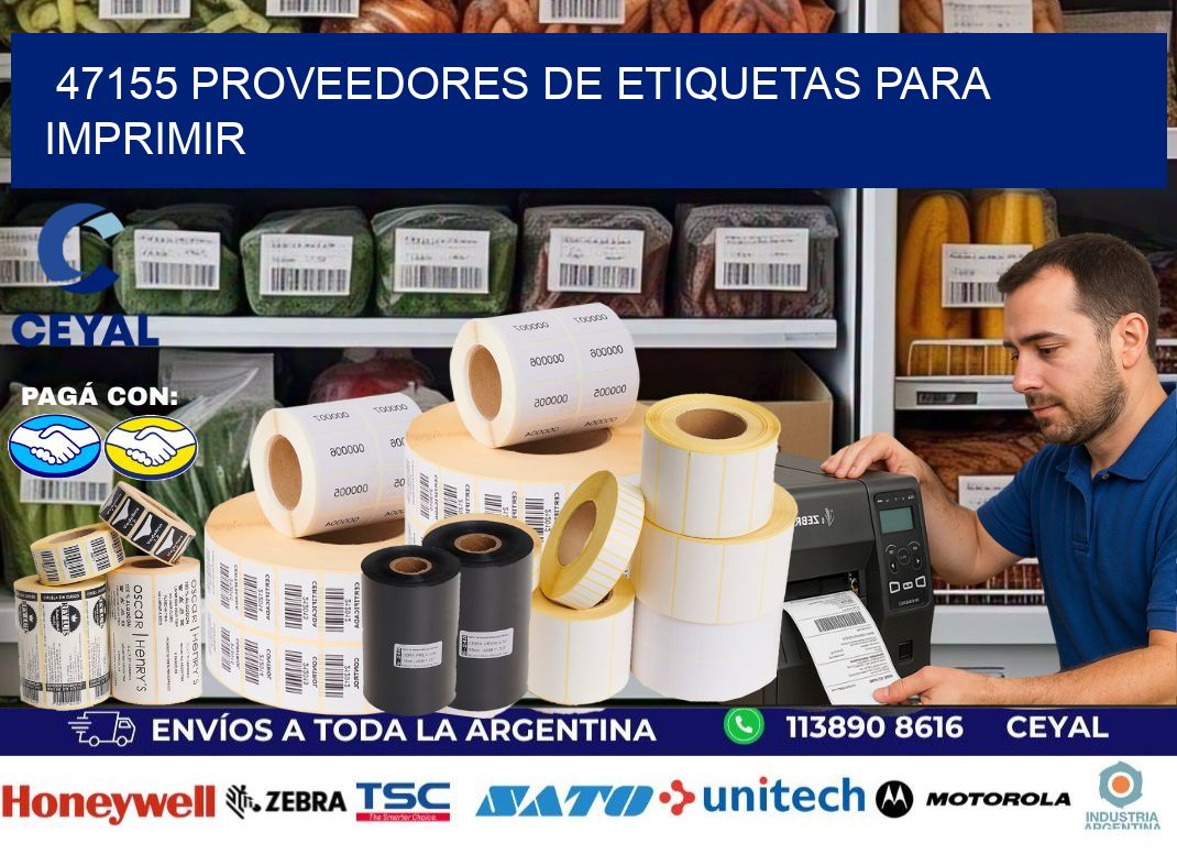 47155 proveedores de etiquetas para imprimir