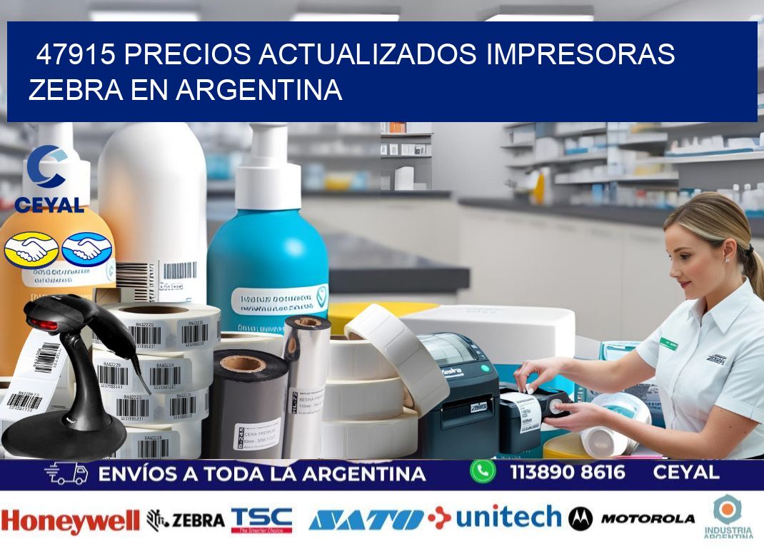 47915 precios actualizados impresoras zebra en argentina