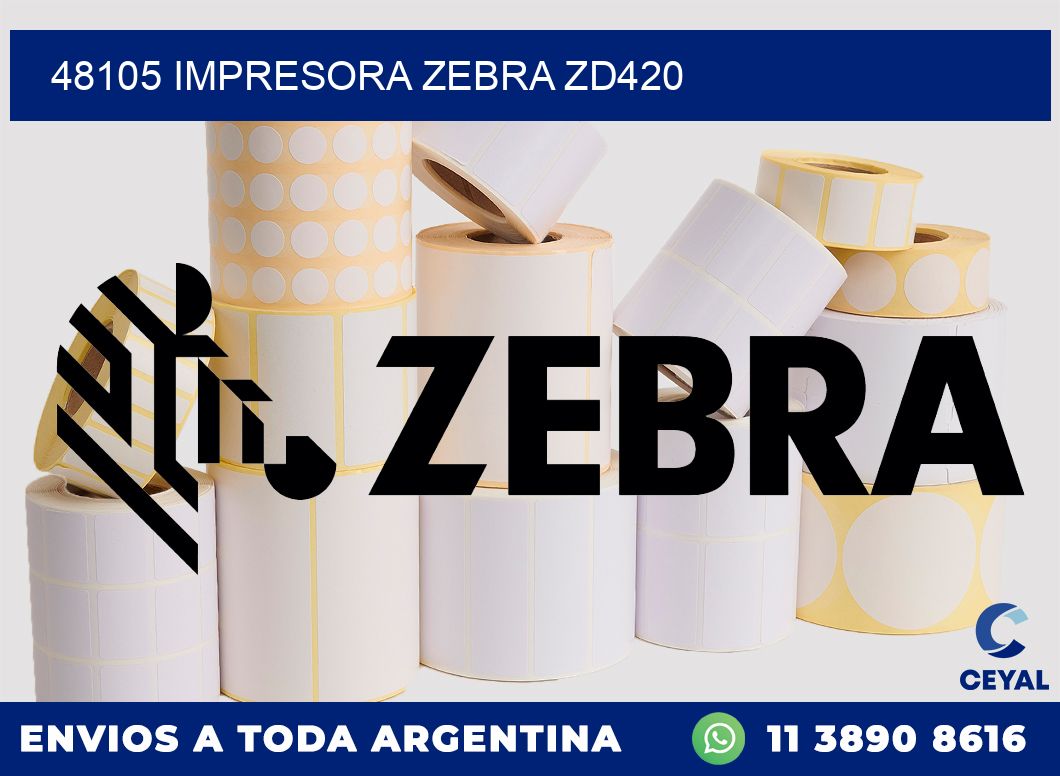 48105 Impresora Zebra ZD420