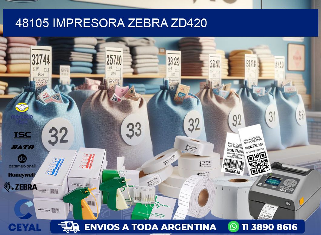 48105 Impresora Zebra ZD420