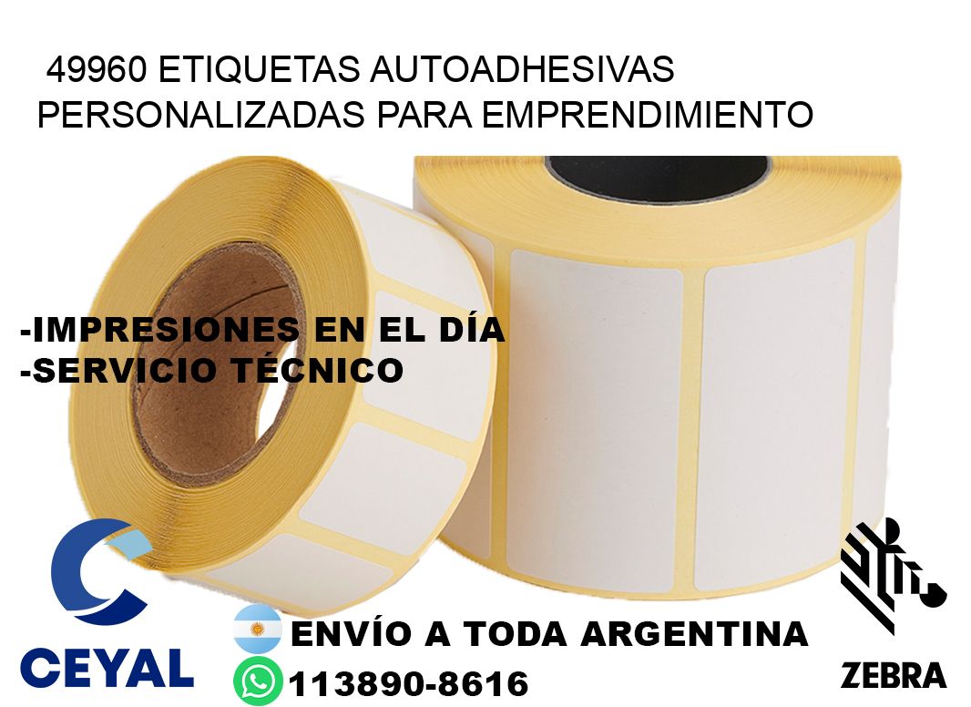 49960 etiquetas autoadhesivas personalizadas para emprendimiento