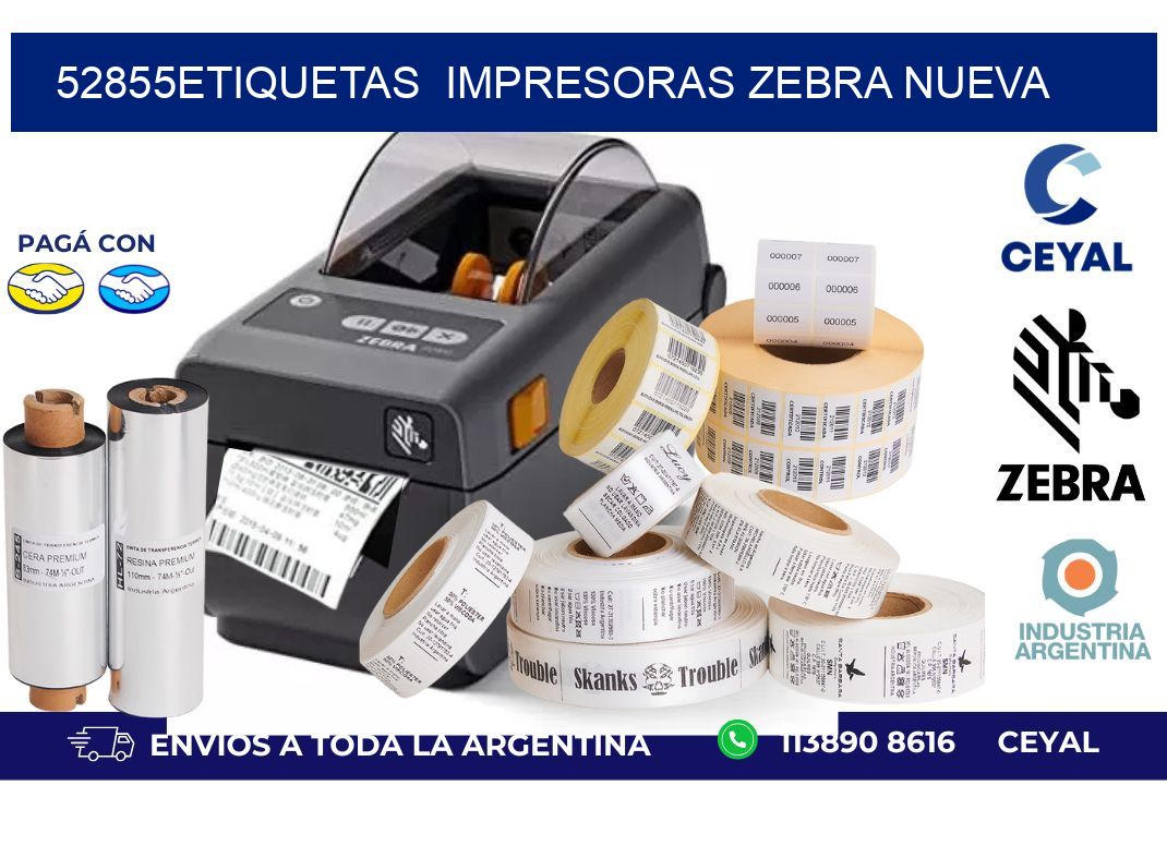 52855etiquetas  impresoras zebra nueva