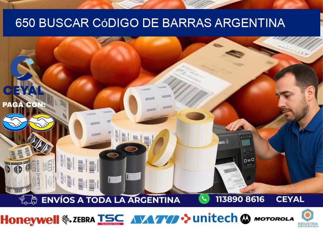 650 Buscar código de barras Argentina