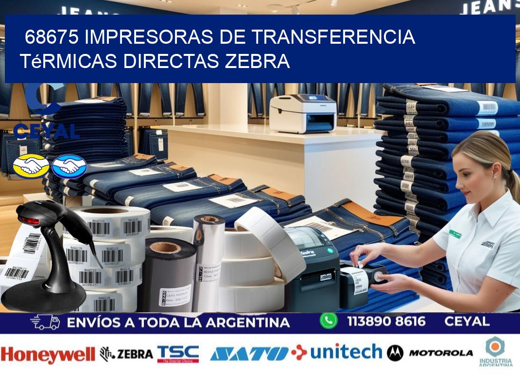 68675 impresoras de Transferencia térmicas directas zebra