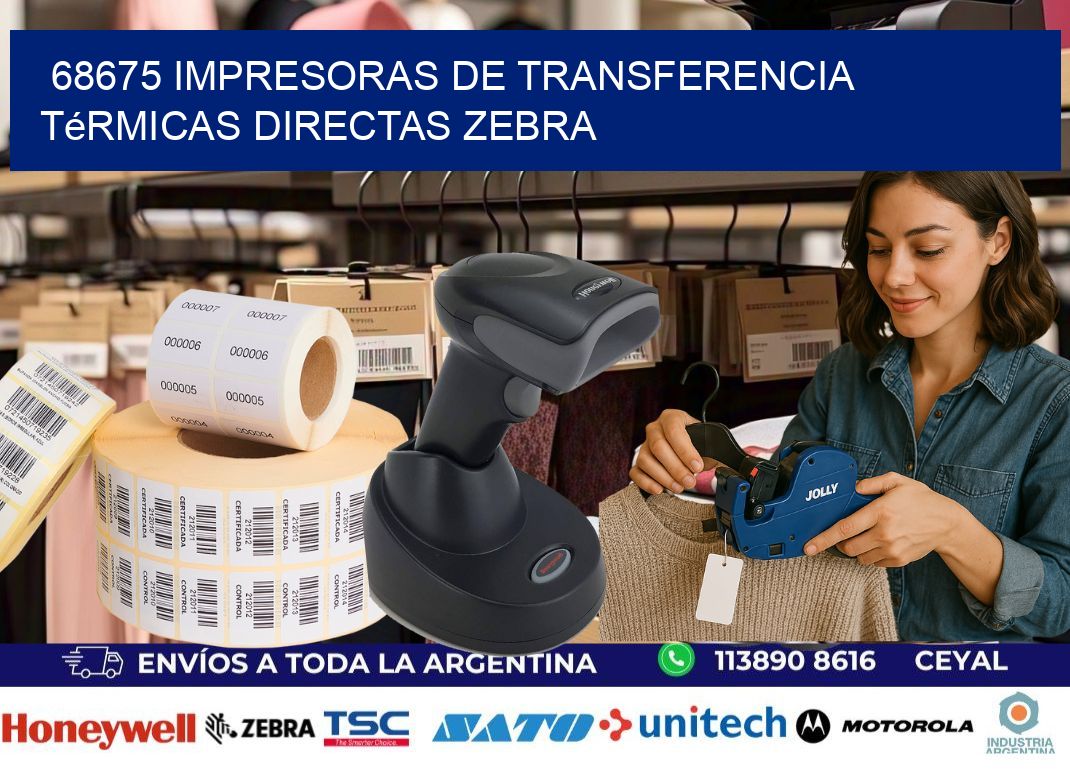 68675 impresoras de Transferencia térmicas directas zebra
