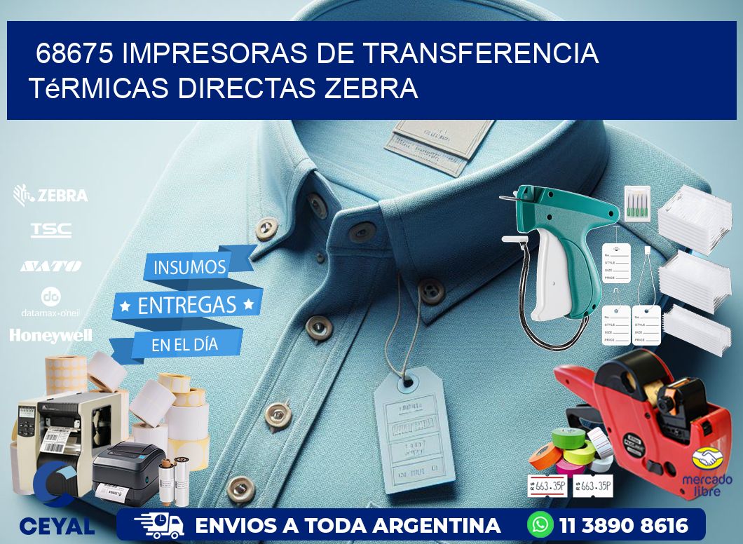 68675 impresoras de Transferencia  térmicas directas zebra