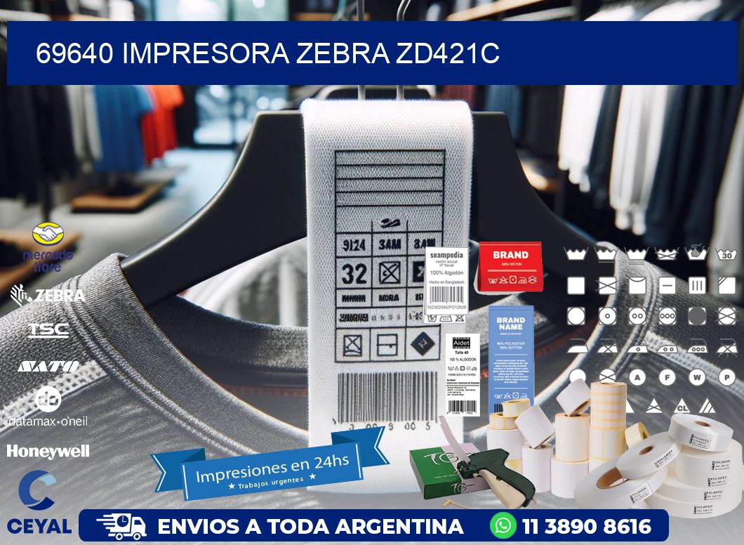 69640 Impresora Zebra zd421c