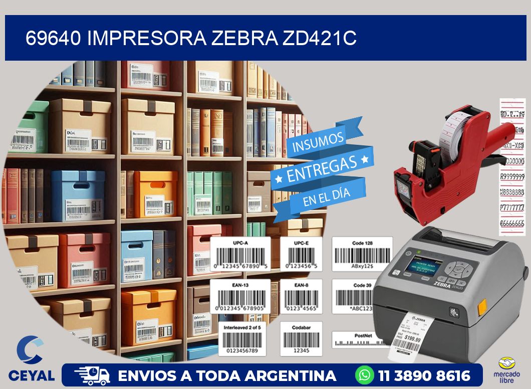 69640 Impresora Zebra zd421c