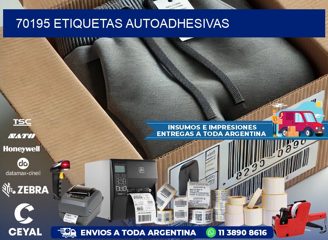 70195 Etiquetas autoadhesivas