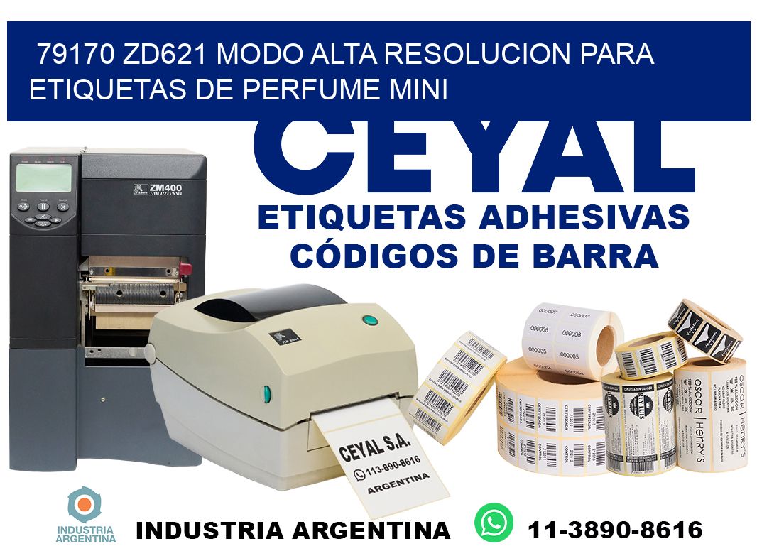 79170 zd621 modo alta resolucion para etiquetas de perfume mini