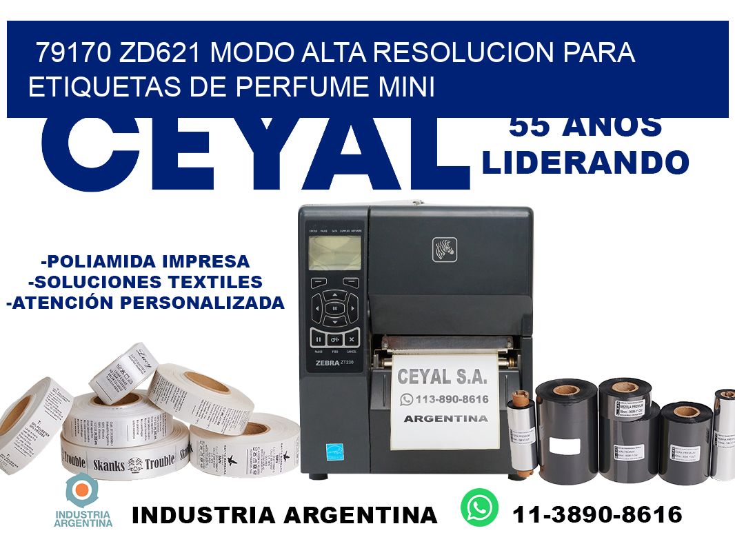 79170 zd621 modo alta resolucion para etiquetas de perfume mini