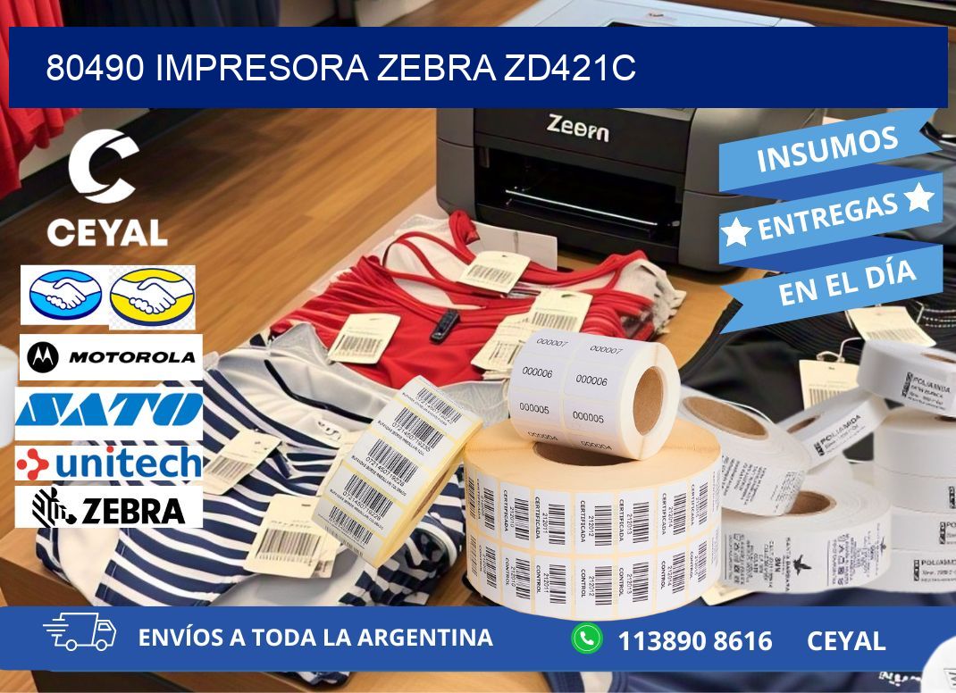 80490 Impresora Zebra zd421c