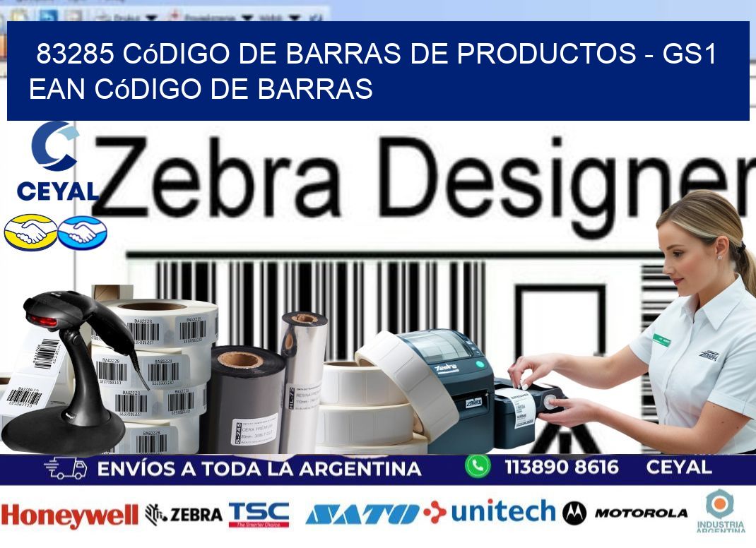83285 Código de Barras de productos - GS1 ean Código de Barras