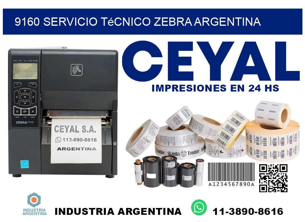 9160 servicio técnico zebra argentina