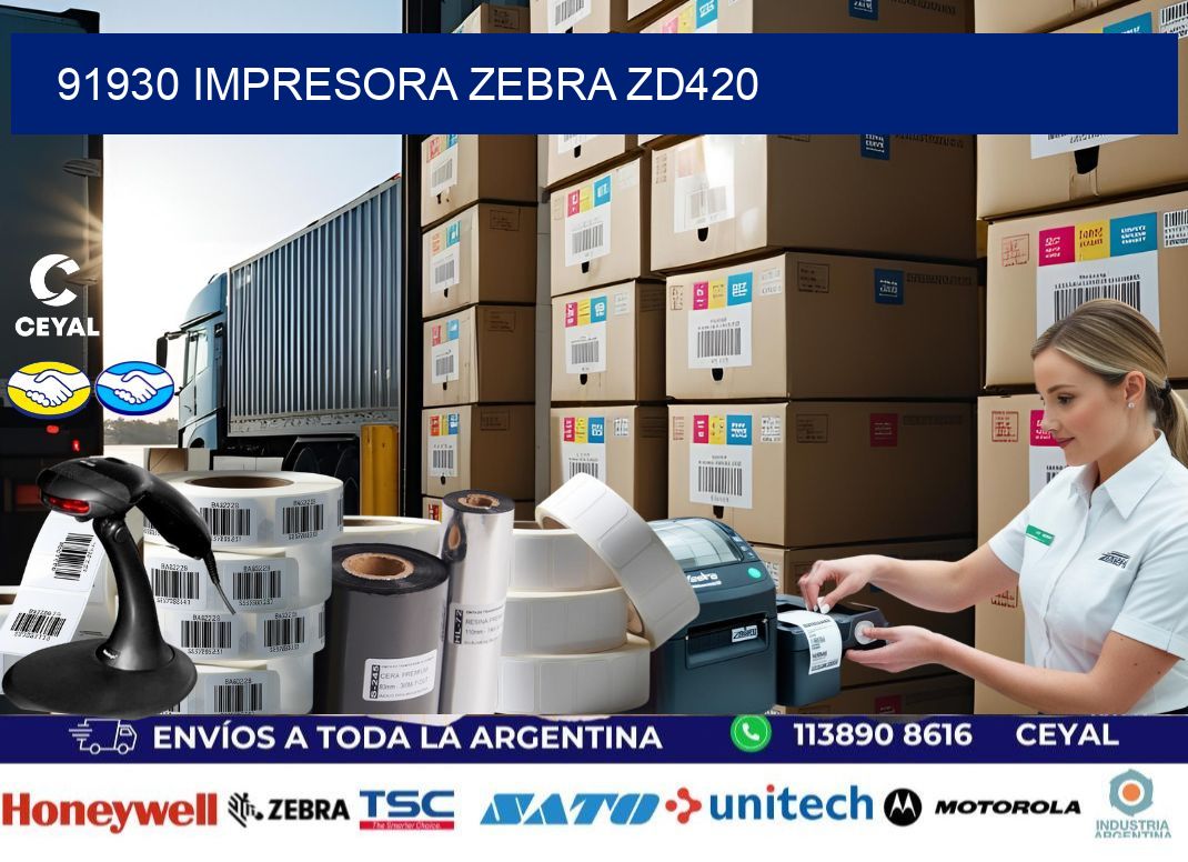 91930 Impresora Zebra ZD420