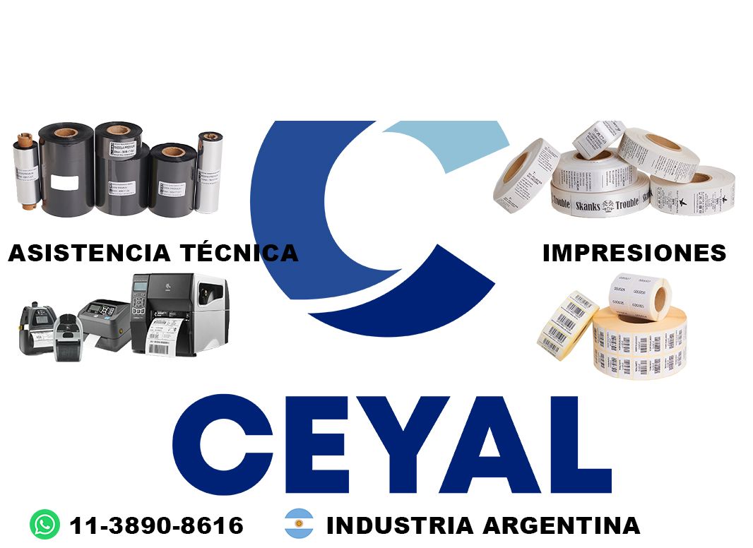 impresora codigos + 59000 etiquetas + ribbon