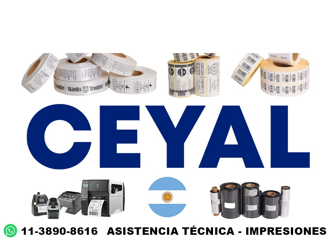 impresora gainsha + 90275 etiquetas + ribbon