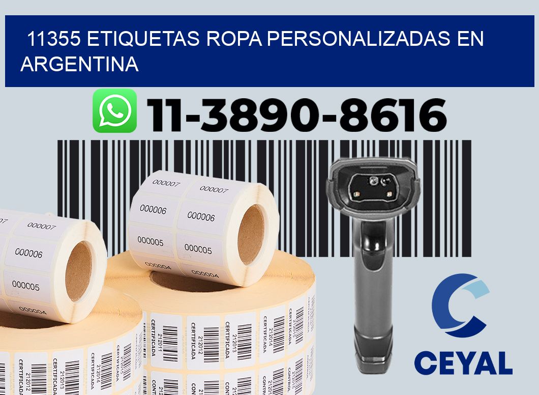11355 Etiquetas ropa personalizadas en Argentina