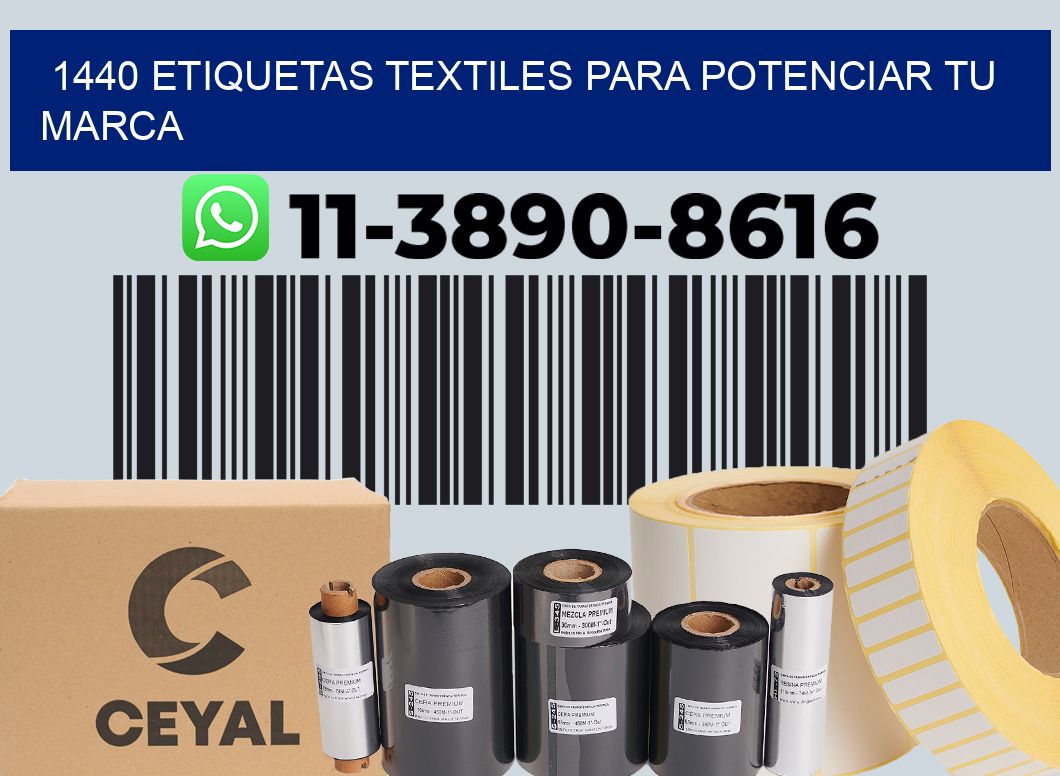 1440 Etiquetas textiles para potenciar tu marca