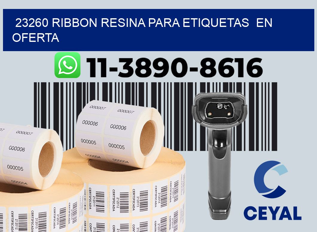 23260 ribbon resina para etiquetas  en oferta