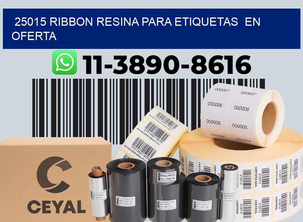 25015 ribbon resina para etiquetas  en oferta
