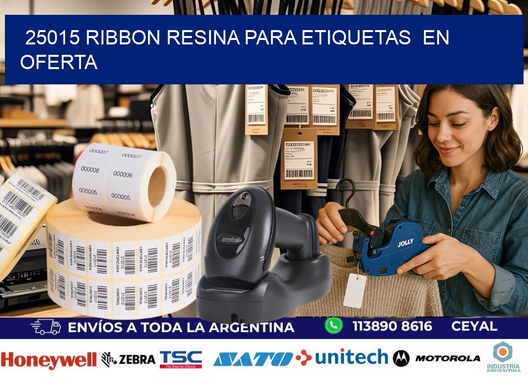 25015 ribbon resina para etiquetas  en oferta