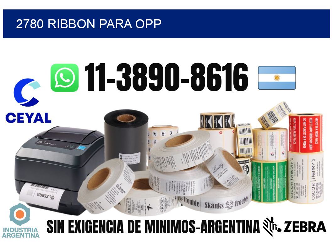 2780 ribbon para opp
