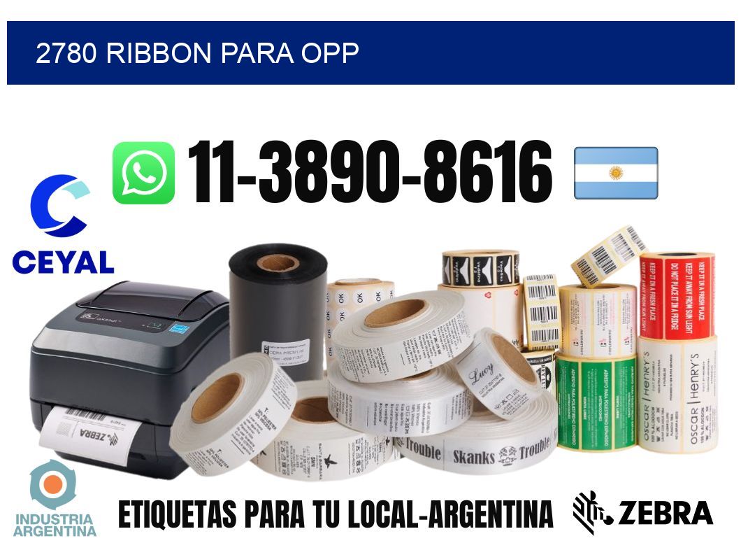 2780 ribbon para opp